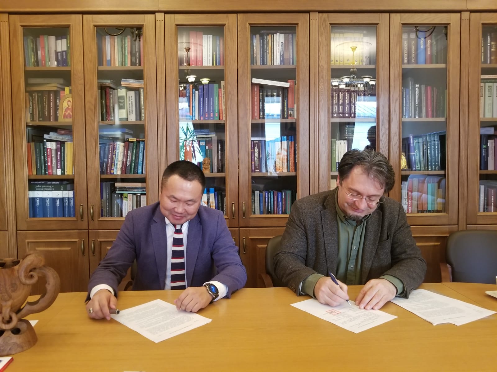 Delegation from Financial and Economic University (Ulan Bator, Mongolia) Visited the Institute 