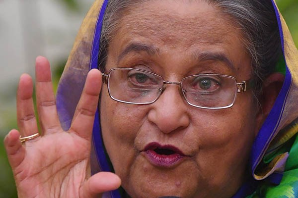 Bangladesh’s Sheikh Hasina. Indranil Mukherjee—AFP
