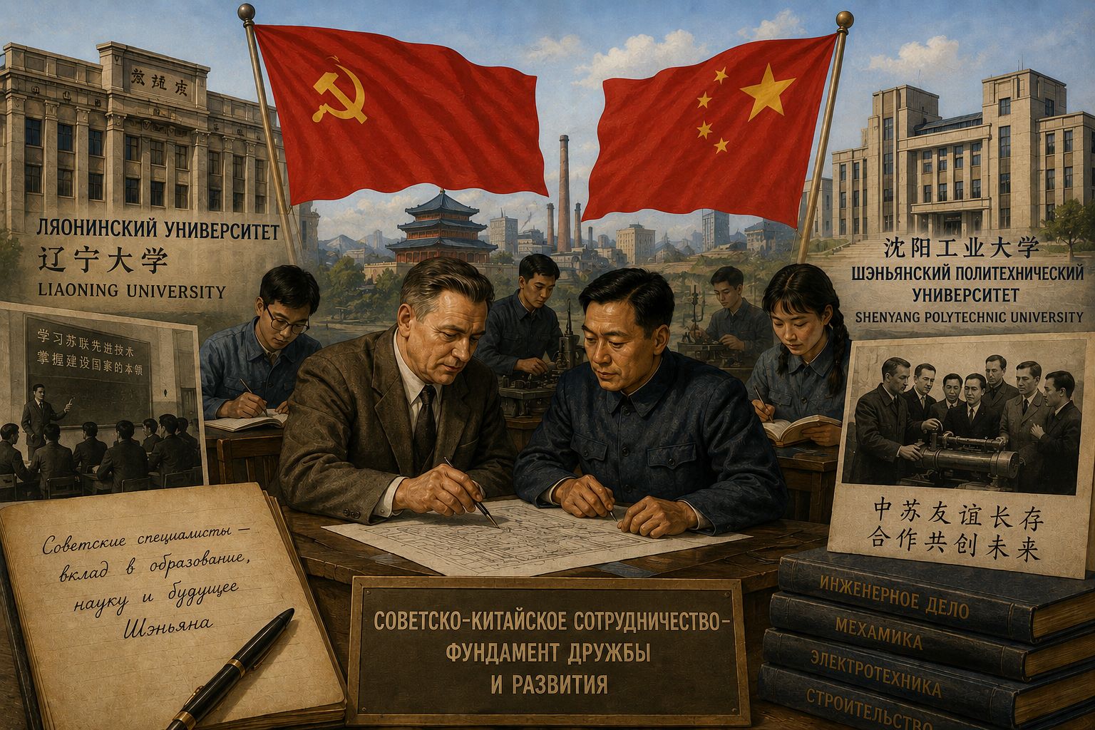 Советские специалисты в Шэньяне и их вклад в образование и науку Китая (середина XX в.) – статья в “Ученых записках Казанского университета”