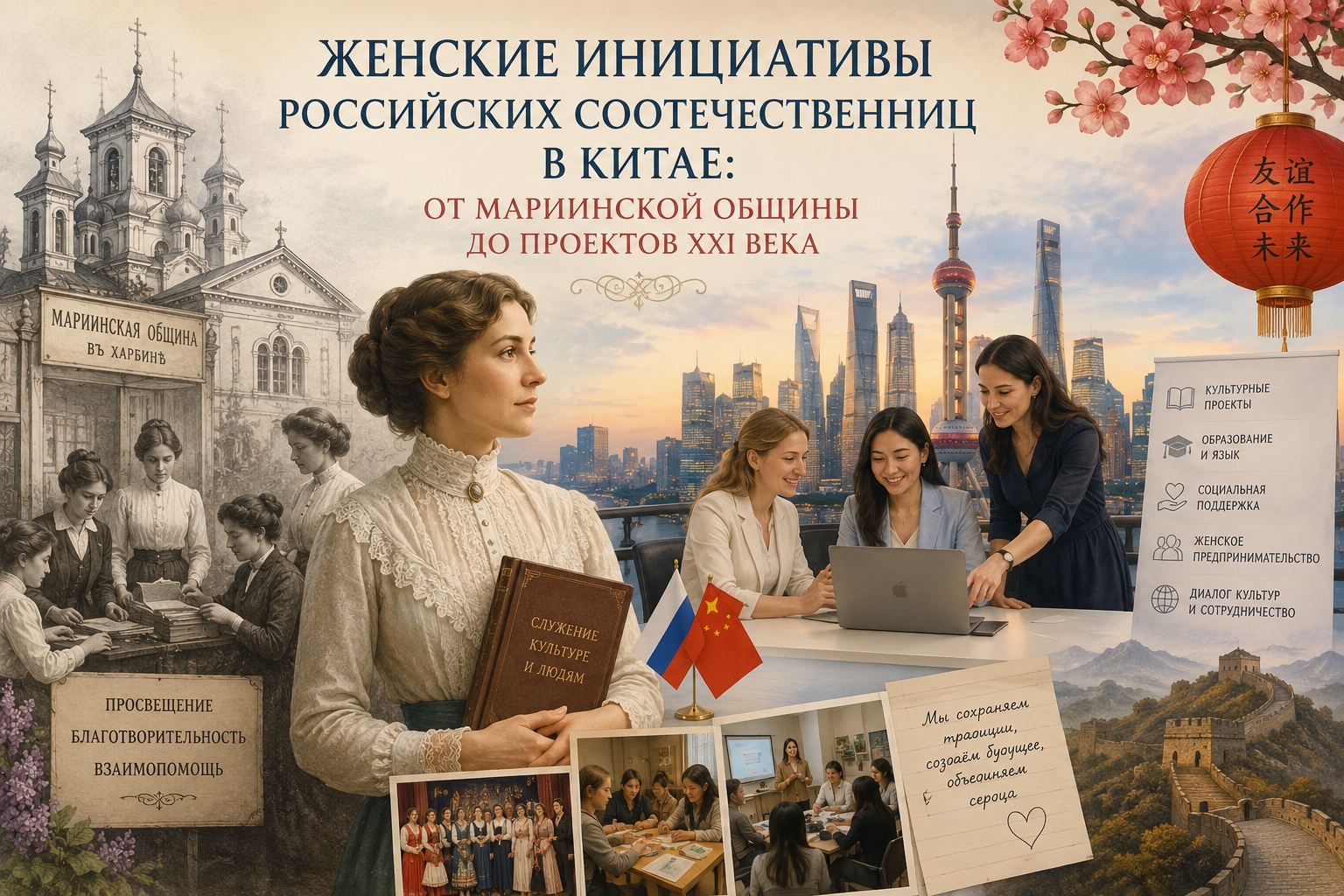 Женские инициативы российских соотечественниц в Китае: от Мариинской общины до проектов XXI века
