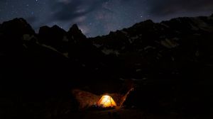 Ночь в Фанских горах. 3600 м н.у.м