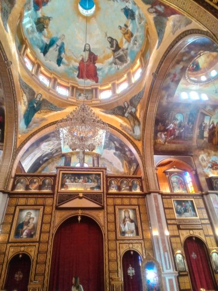 Ватикан? Нет, коптская церковь на Синае. Январь 2023, Шарм аш-Шейх, АРЕ.