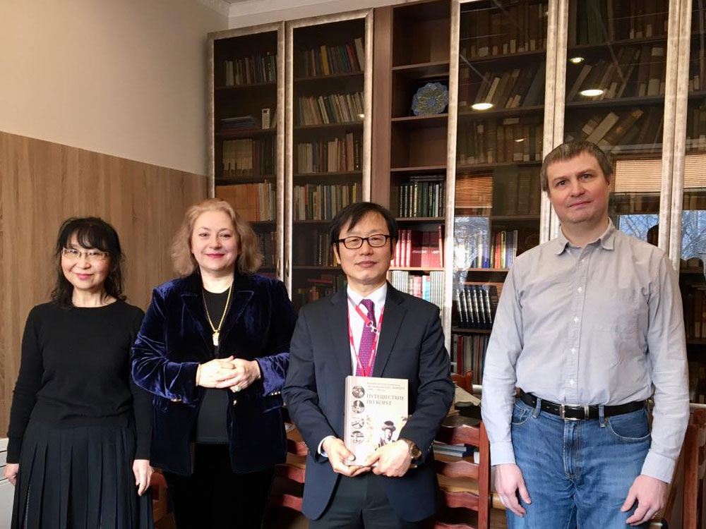 Visit of the head of the Russian branch of the Korean Public Diplomacy Foundation